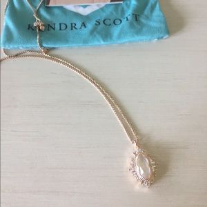 Kendra Scott Kay pendant necklace in rose gold